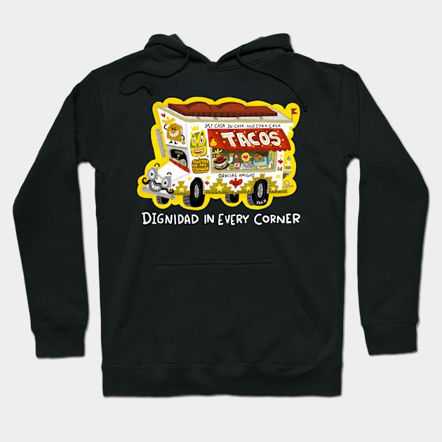 TACO TRUCK Hoodie by MEXOPOLIS